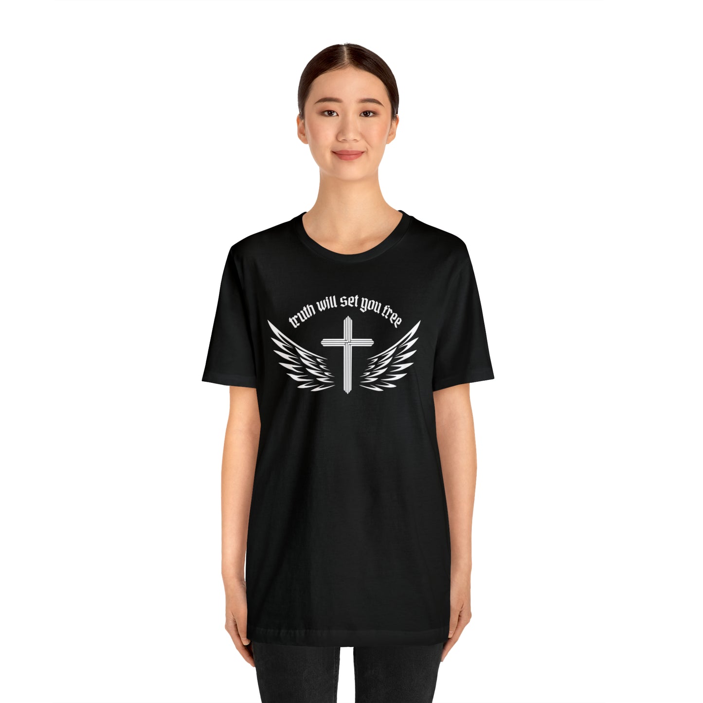 Truth Will Set You Free Cross Wings Shirt