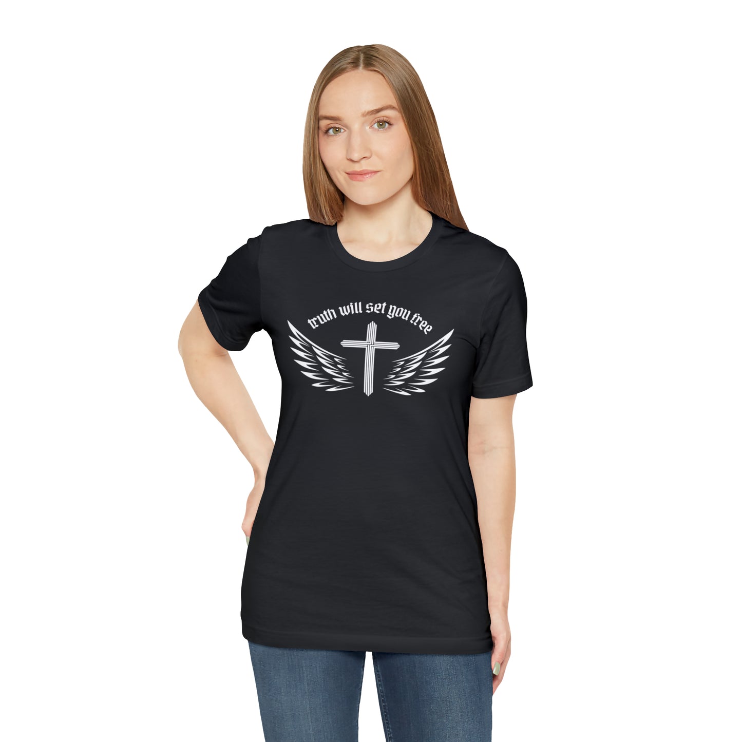 Truth Will Set You Free Cross Wings Shirt
