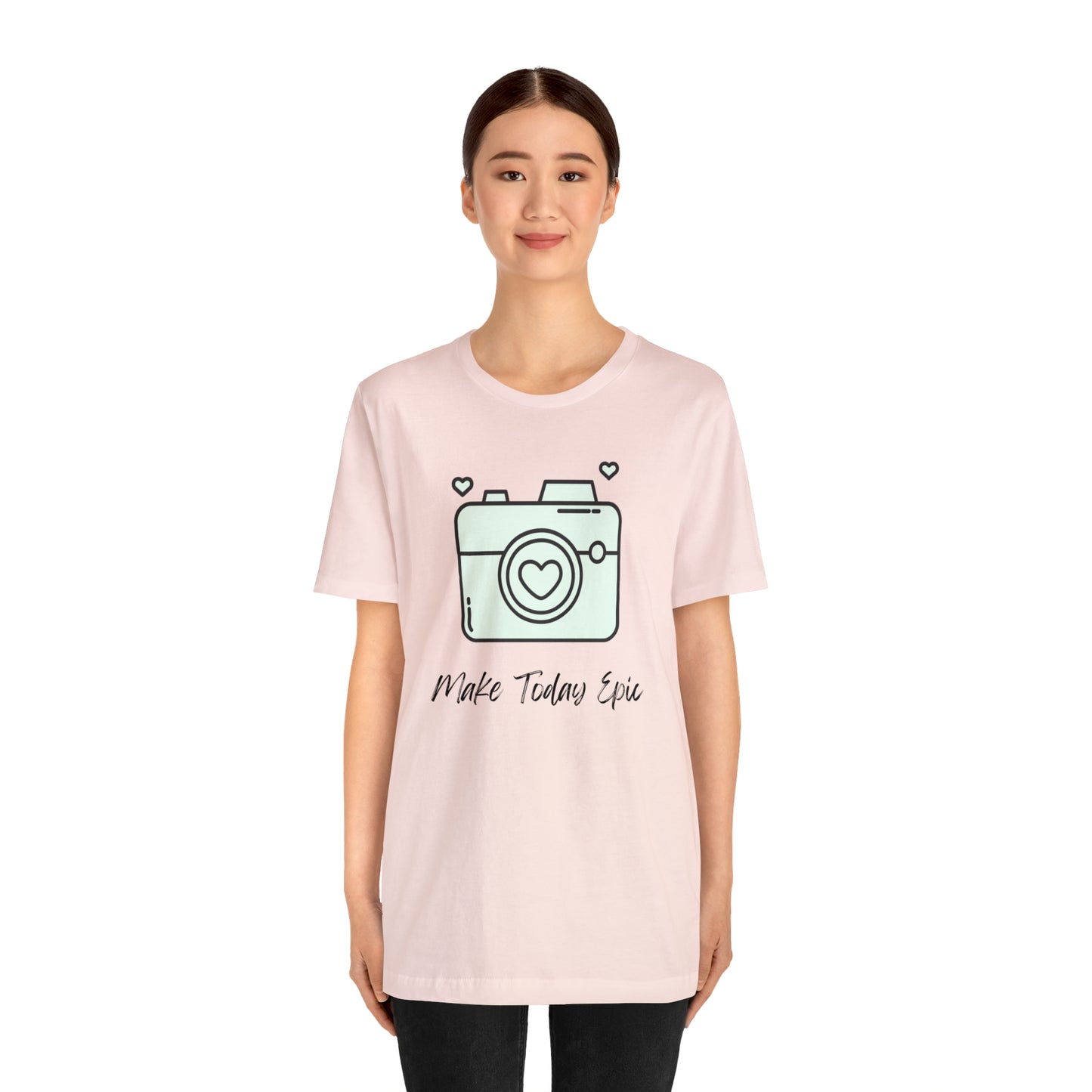 Make Today Epic Heart Camera Shirt
