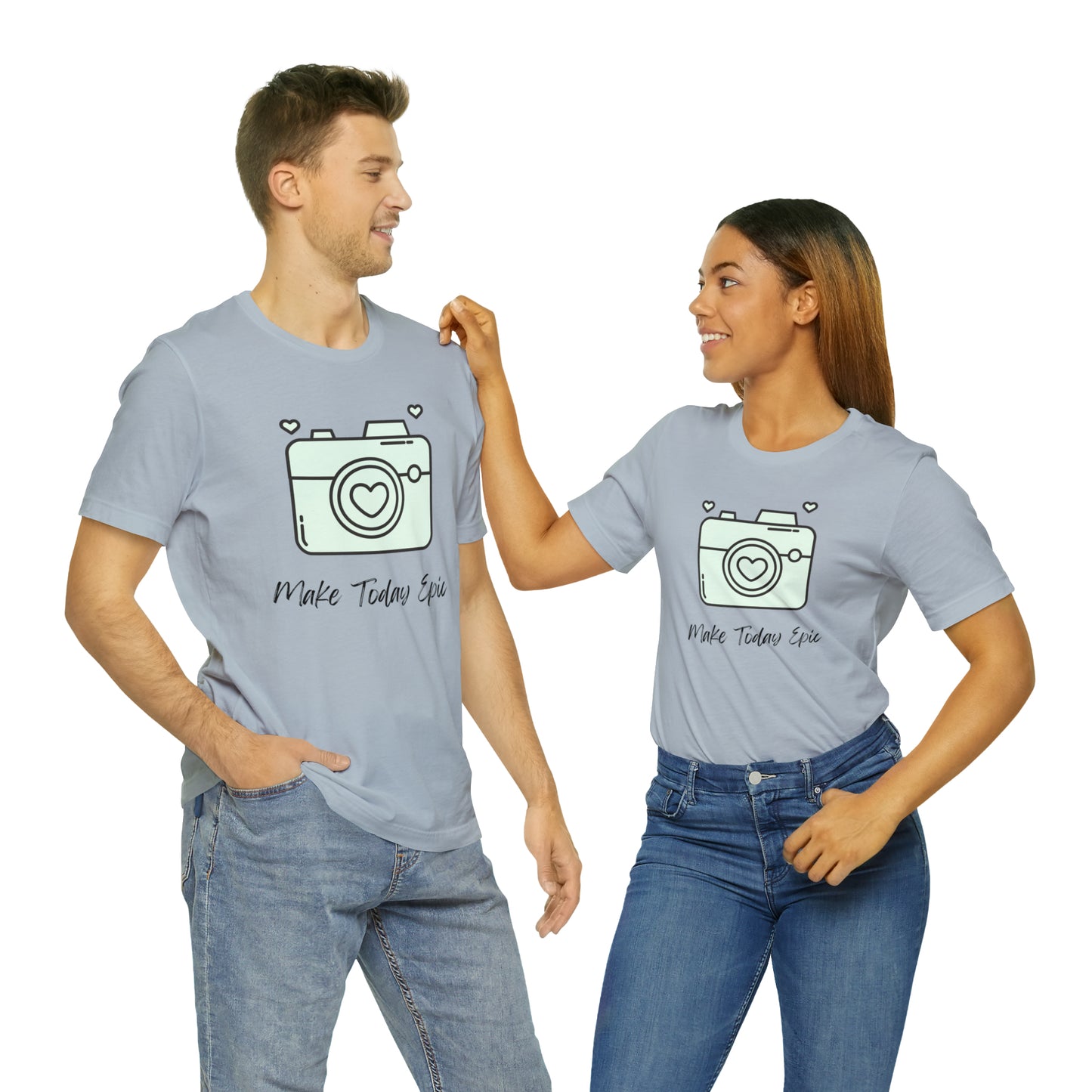 Make Today Epic Heart Camera Shirt