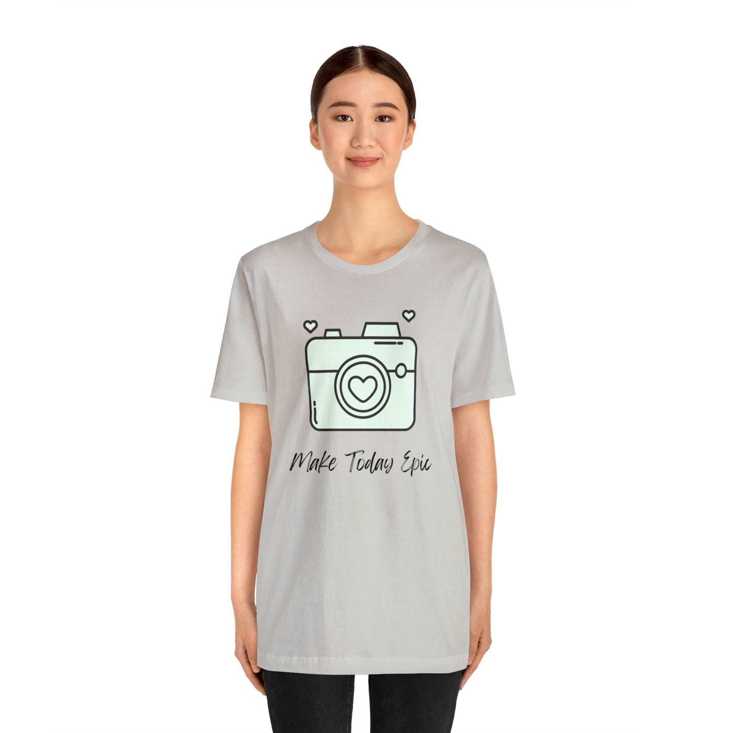 Make Today Epic Heart Camera Shirt