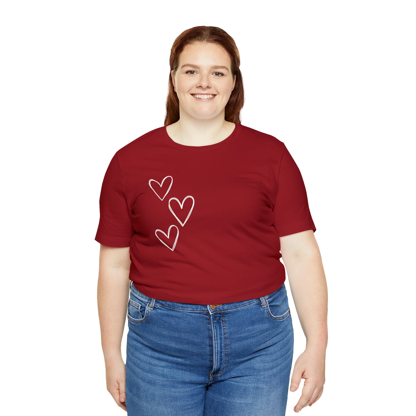 3 Hearts Simple Shirt