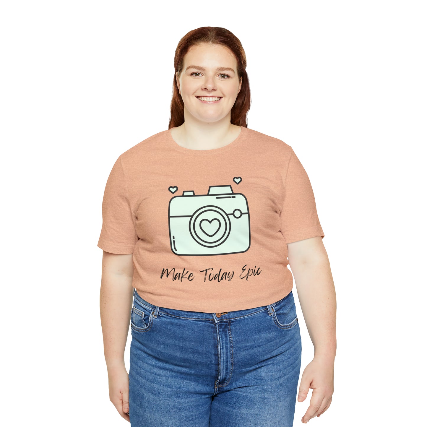 Make Today Epic Heart Camera Shirt
