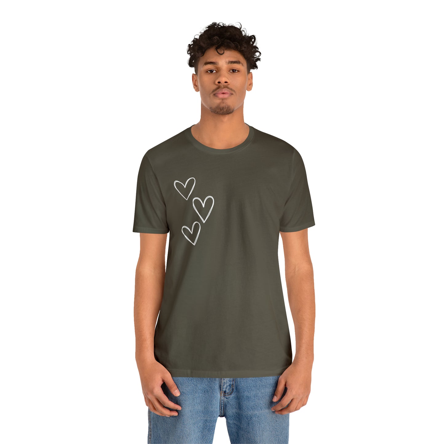 3 Hearts Simple Shirt
