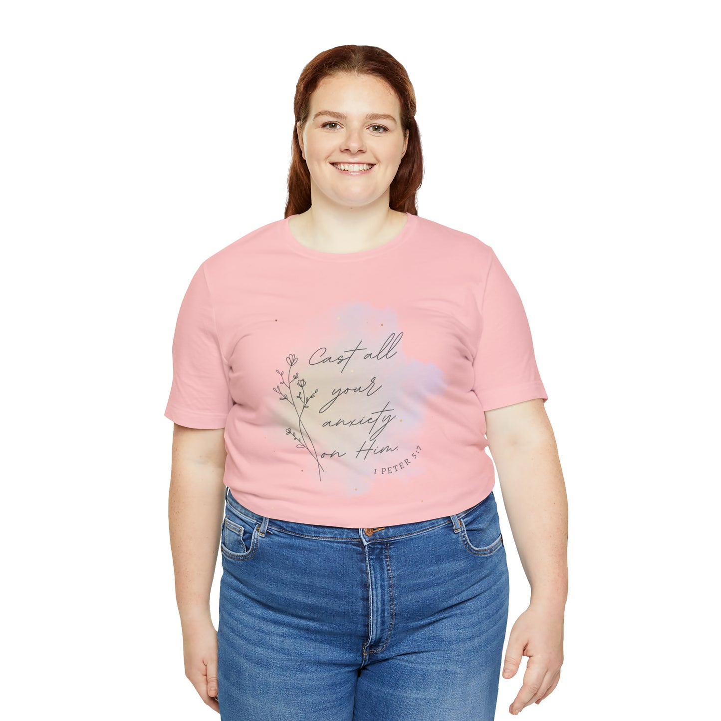 Cast All Your Anxiety On Him Bible Verse Shirt