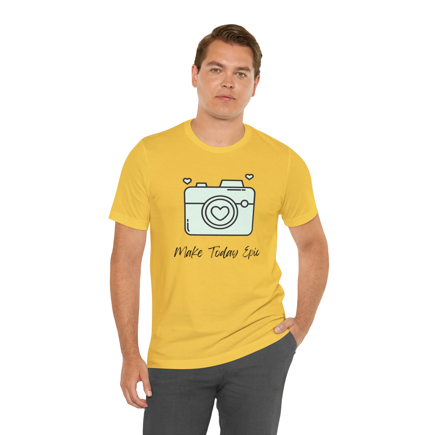Make Today Epic Heart Camera Shirt