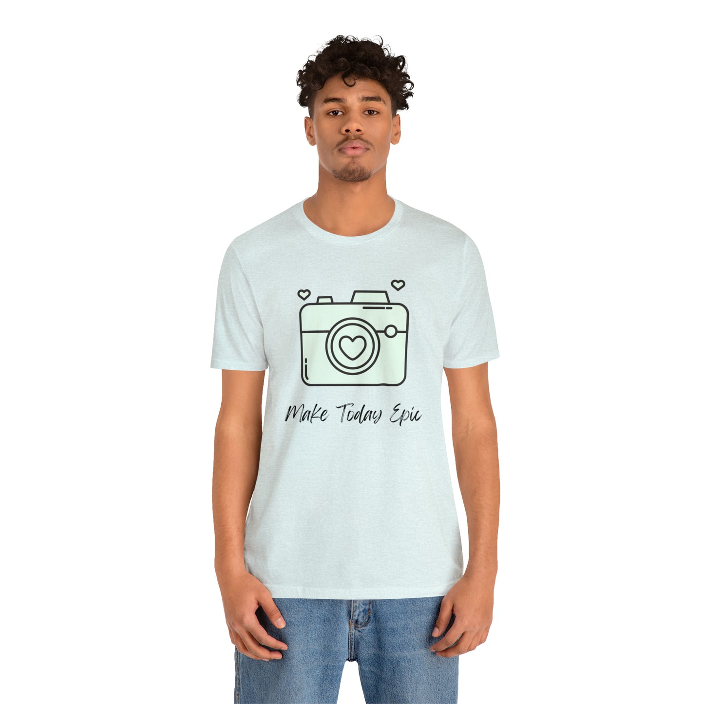 Make Today Epic Heart Camera Shirt