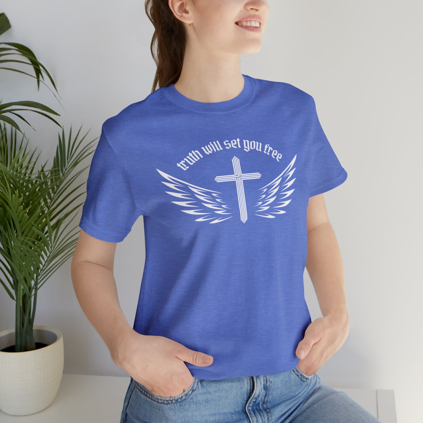 Truth Will Set You Free Cross Wings Shirt