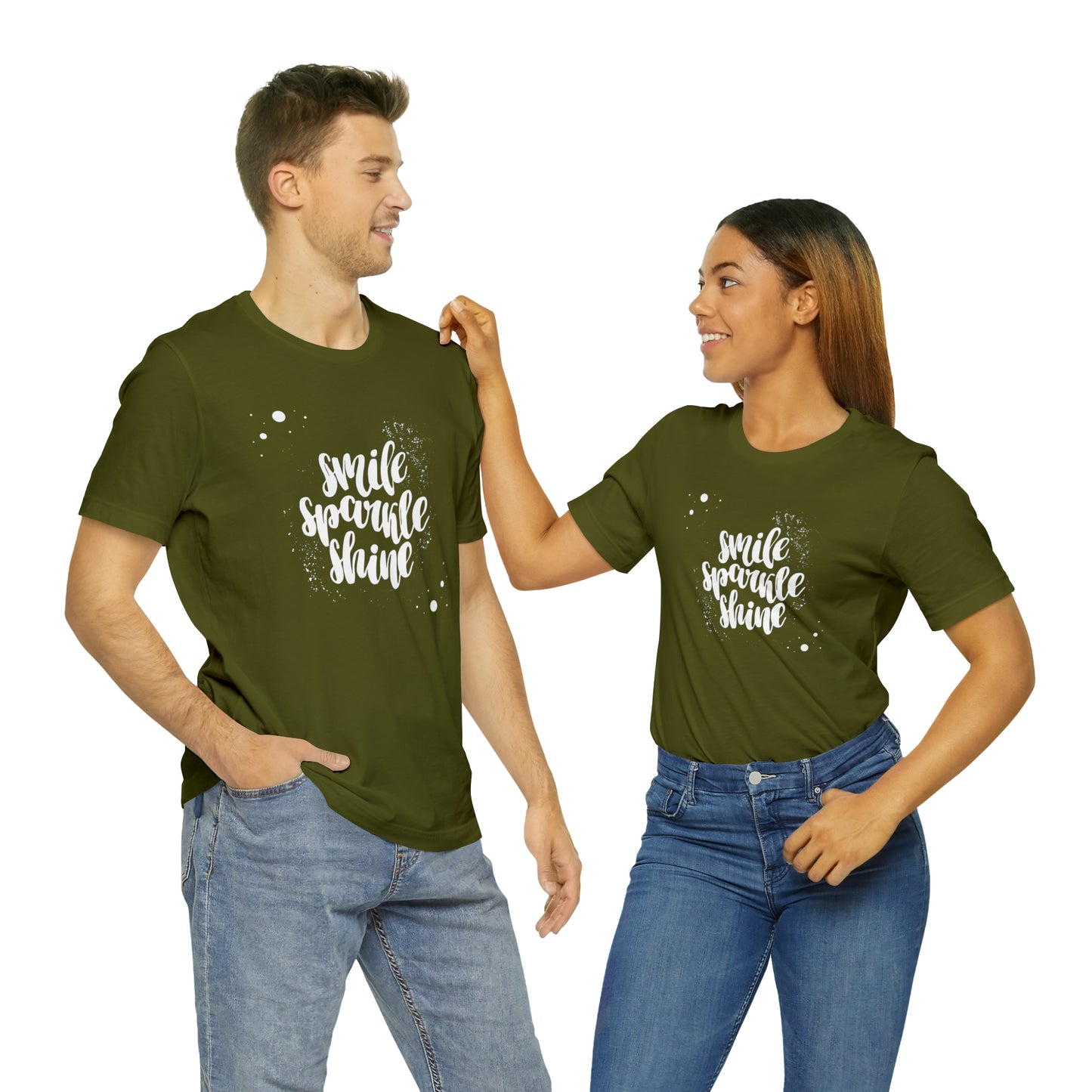 Smile, Sparkle, Shine Paint Splash Shirt