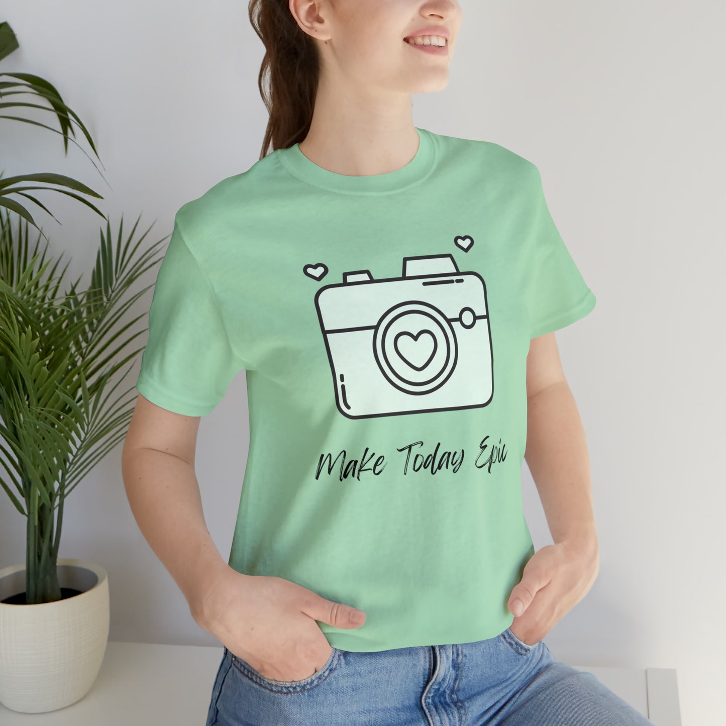 Make Today Epic Heart Camera Shirt