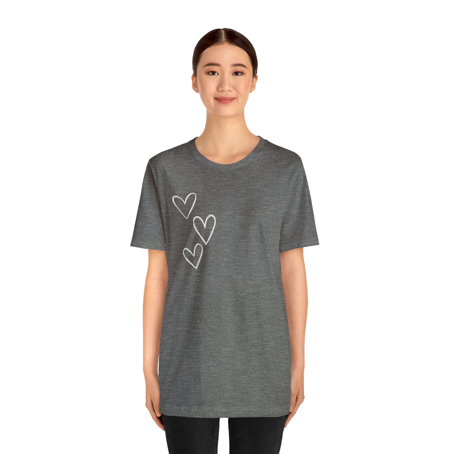 3 Hearts Simple Shirt