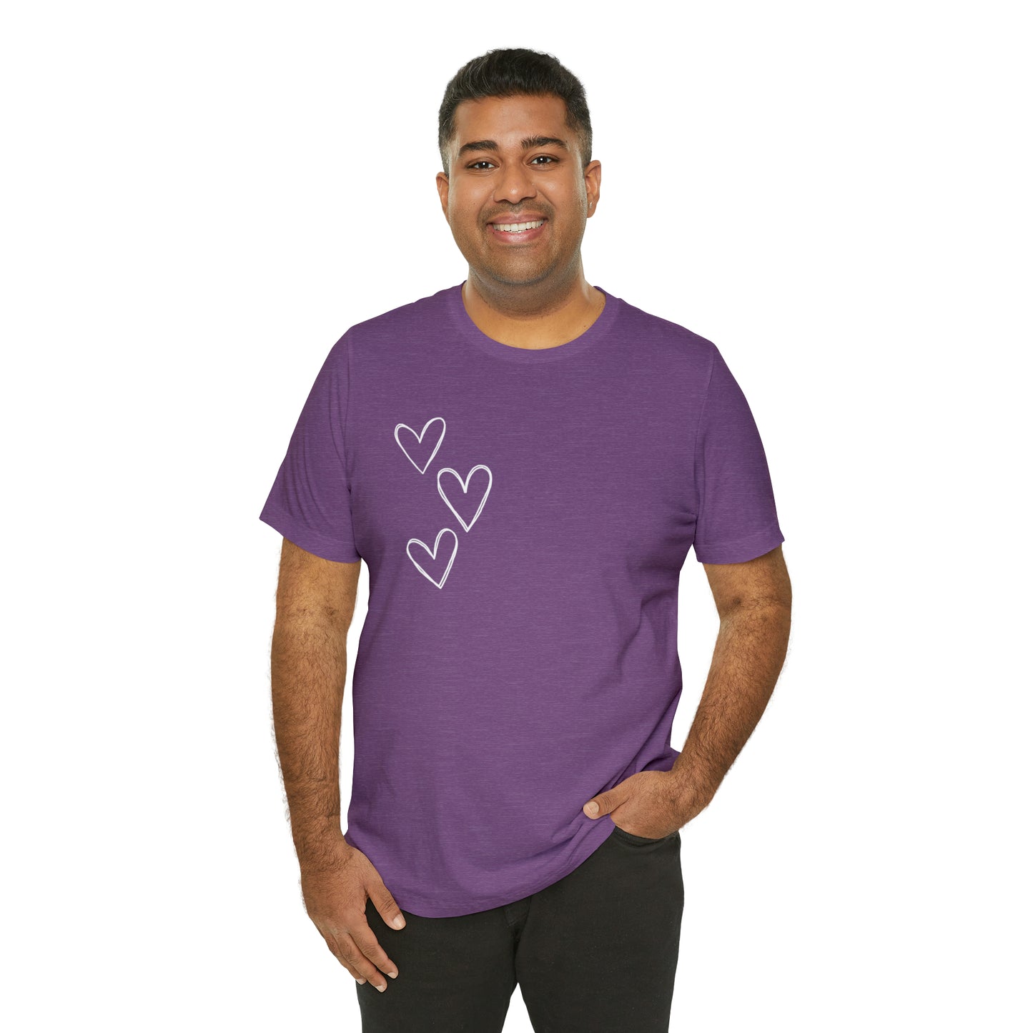 3 Hearts Simple Shirt