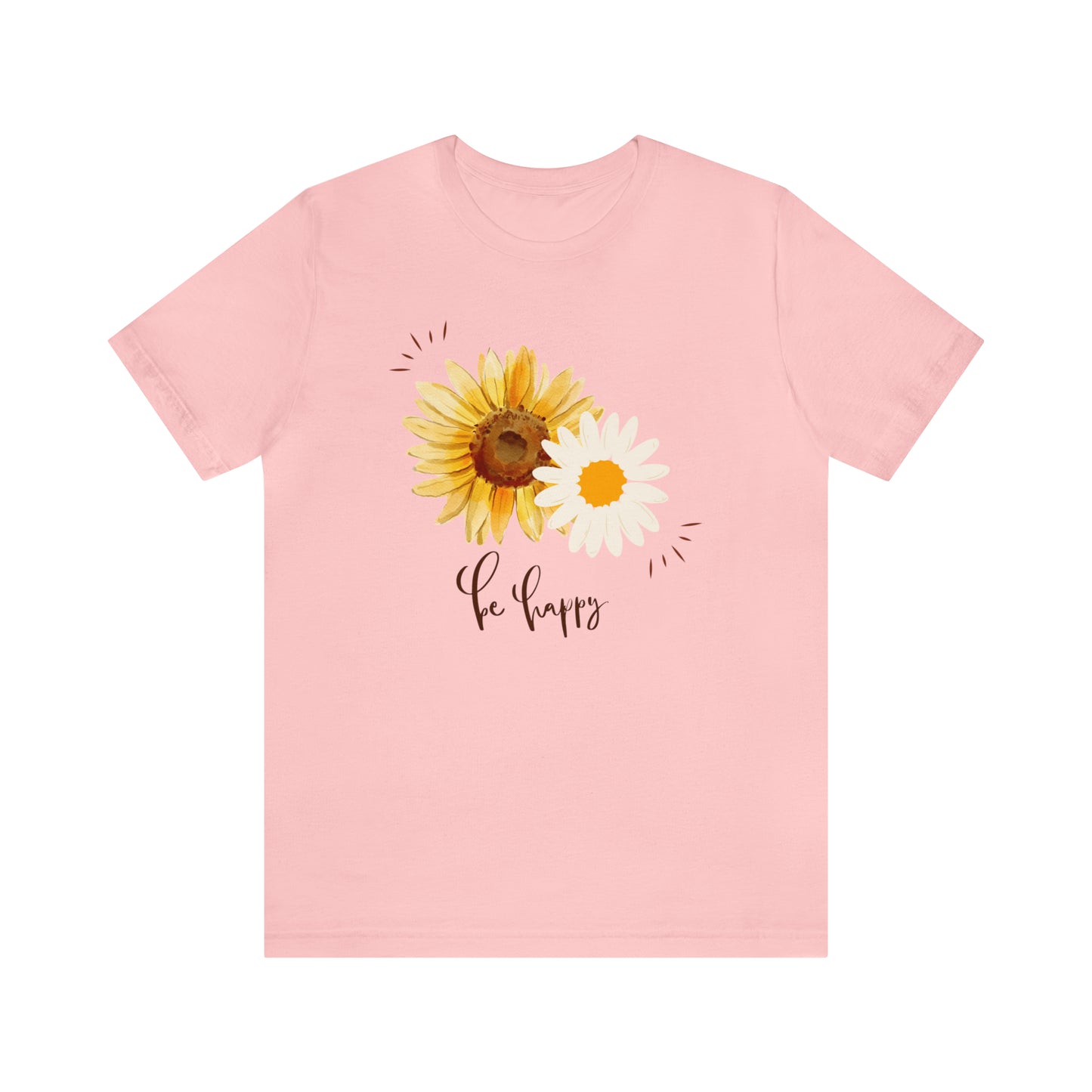 Be Happy Flower Shirt