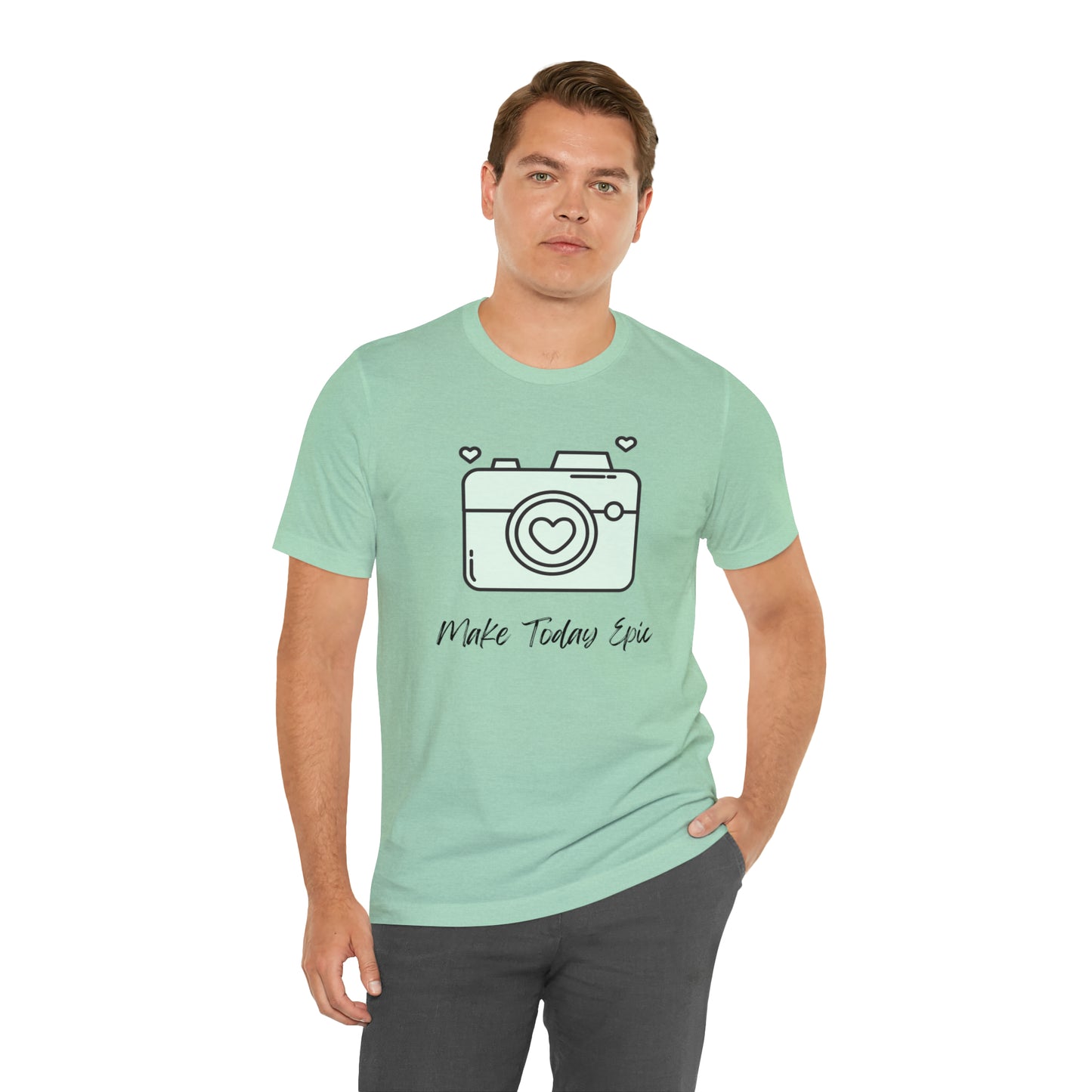 Make Today Epic Heart Camera Shirt