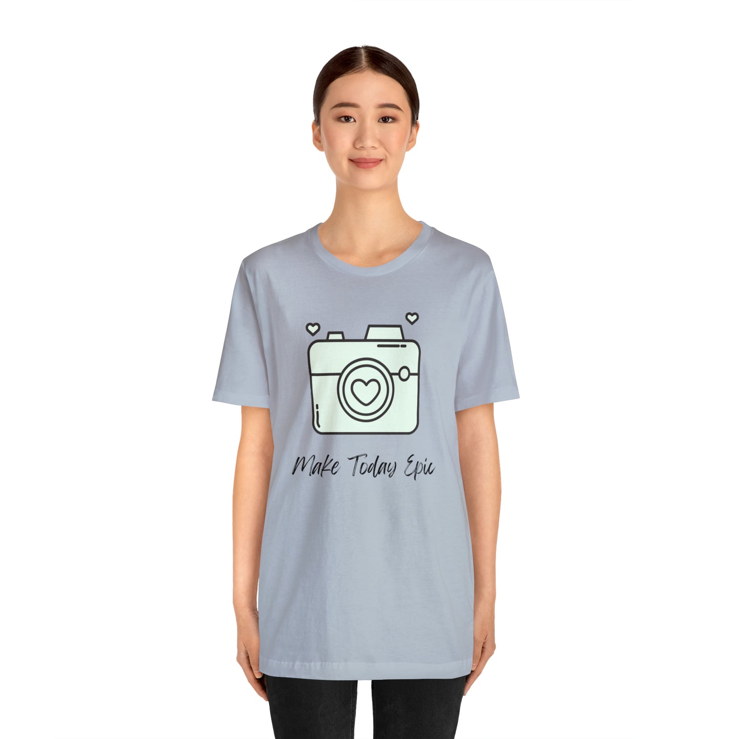 Make Today Epic Heart Camera Shirt