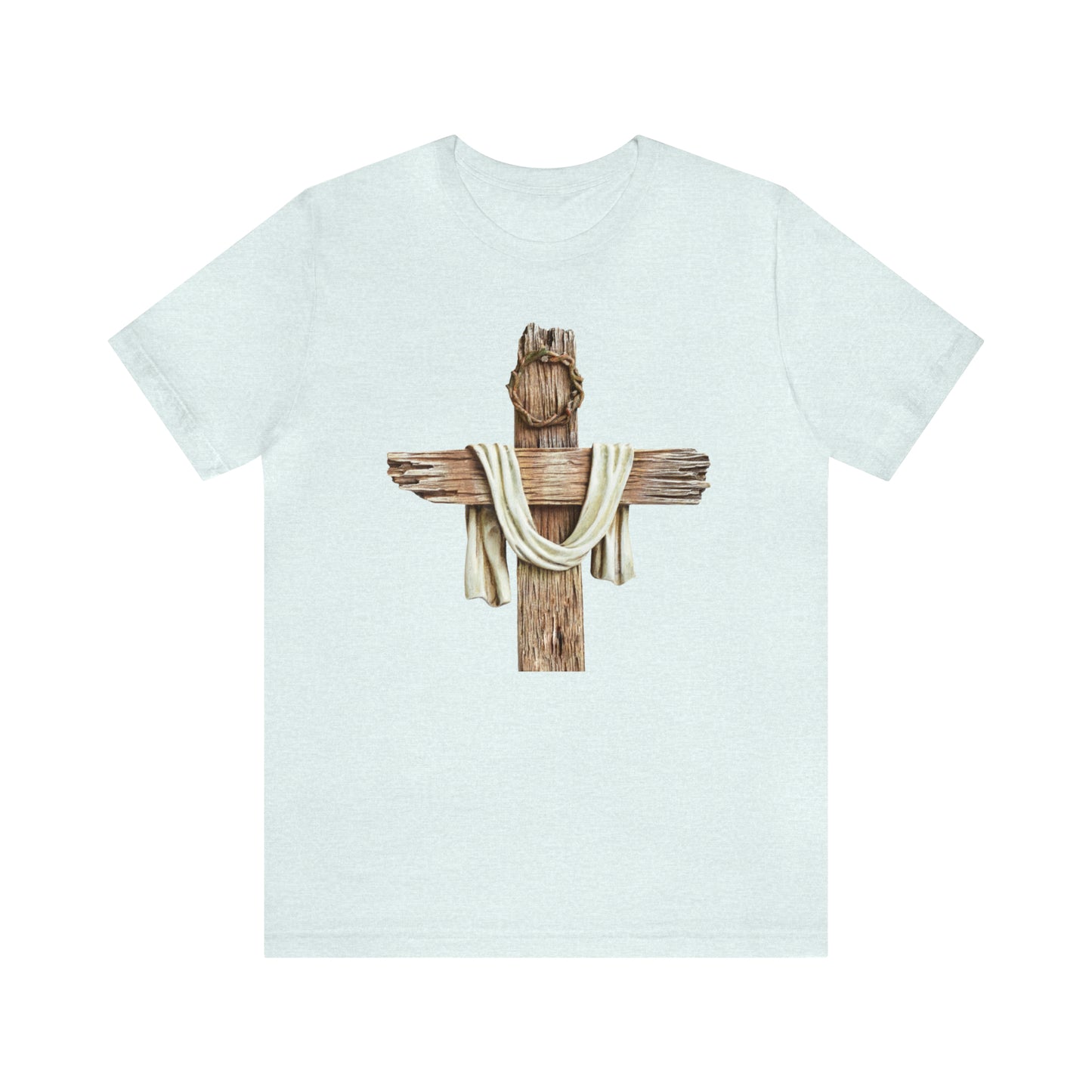 Realistic Cross Wood Shirt