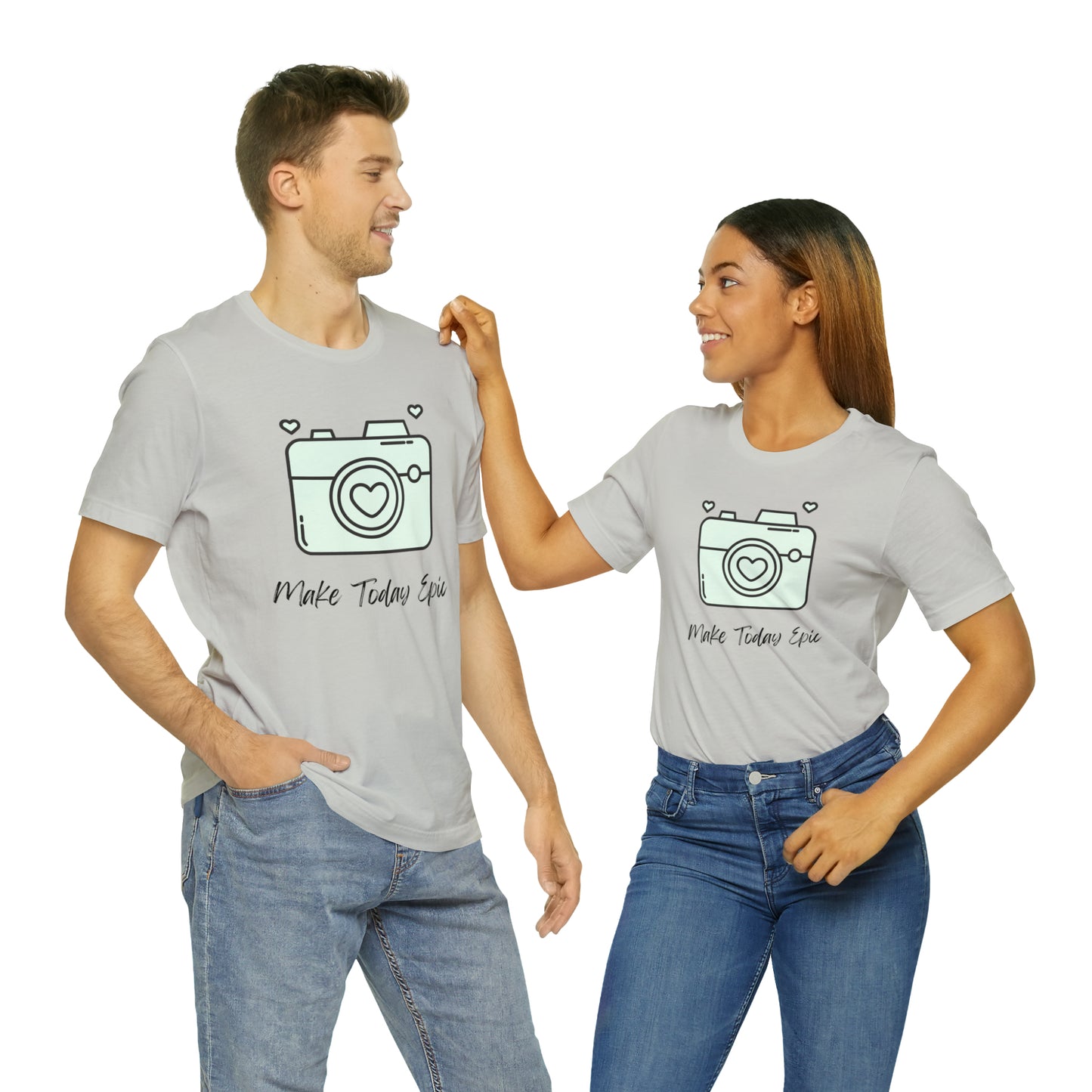 Make Today Epic Heart Camera Shirt