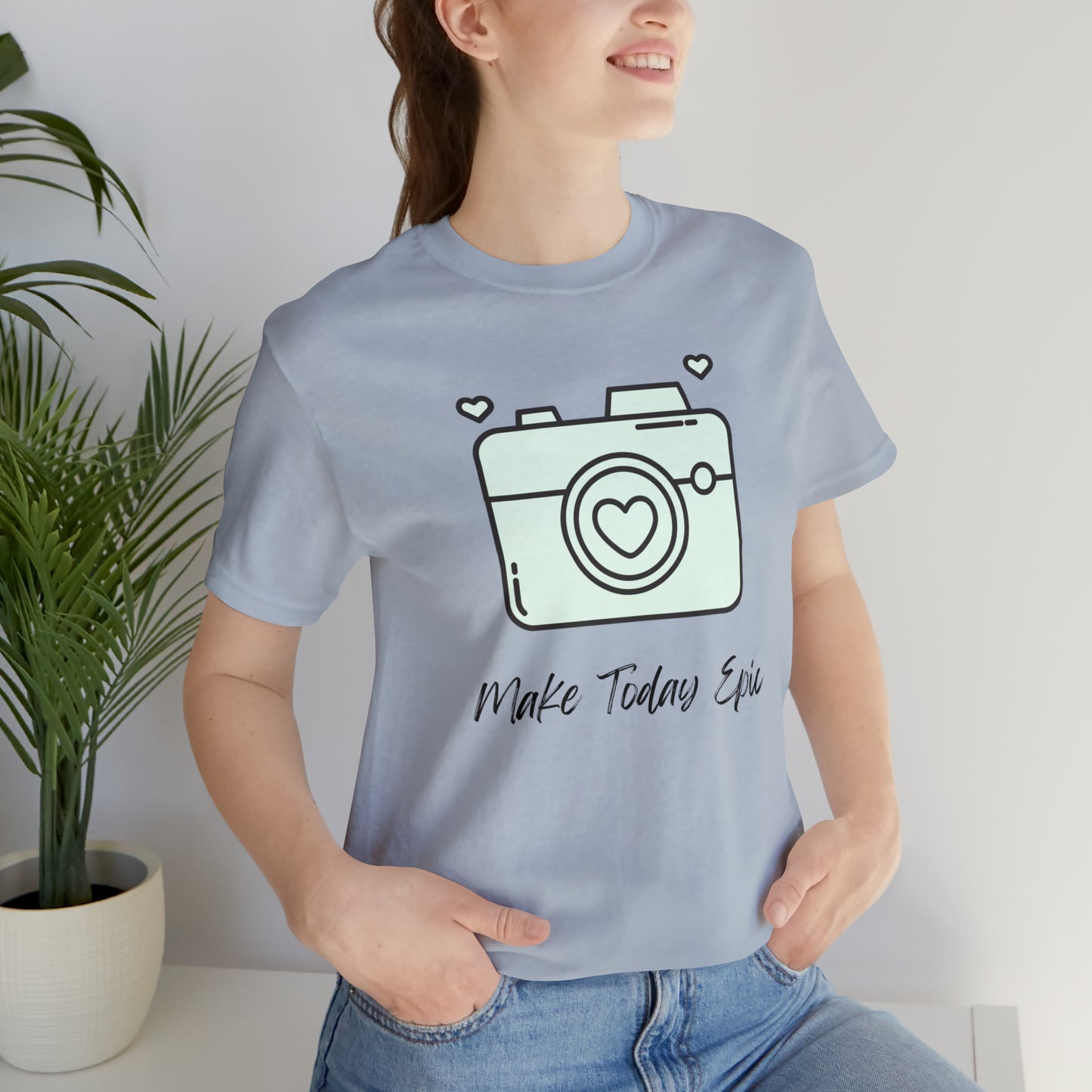 Make Today Epic Heart Camera Shirt