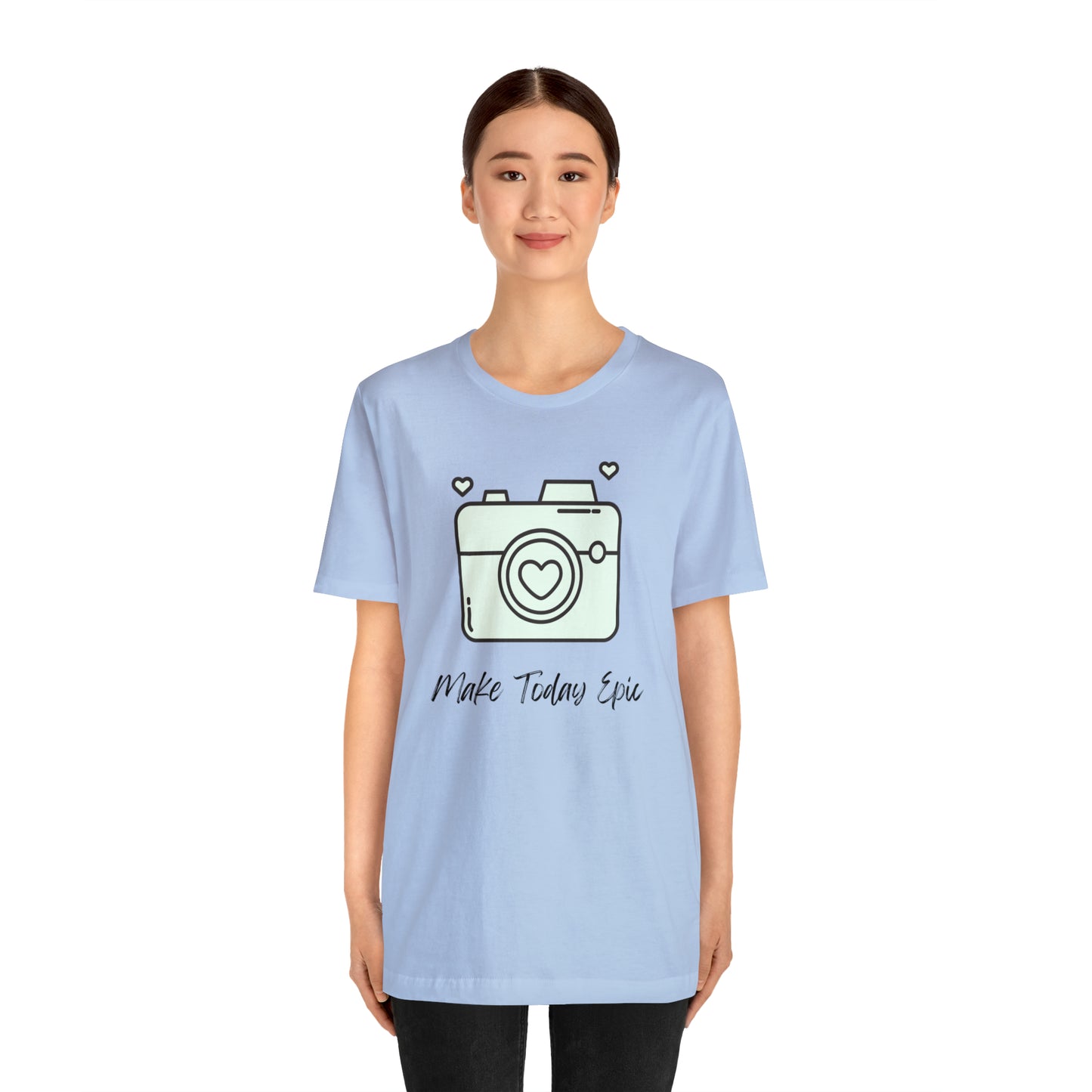 Make Today Epic Heart Camera Shirt