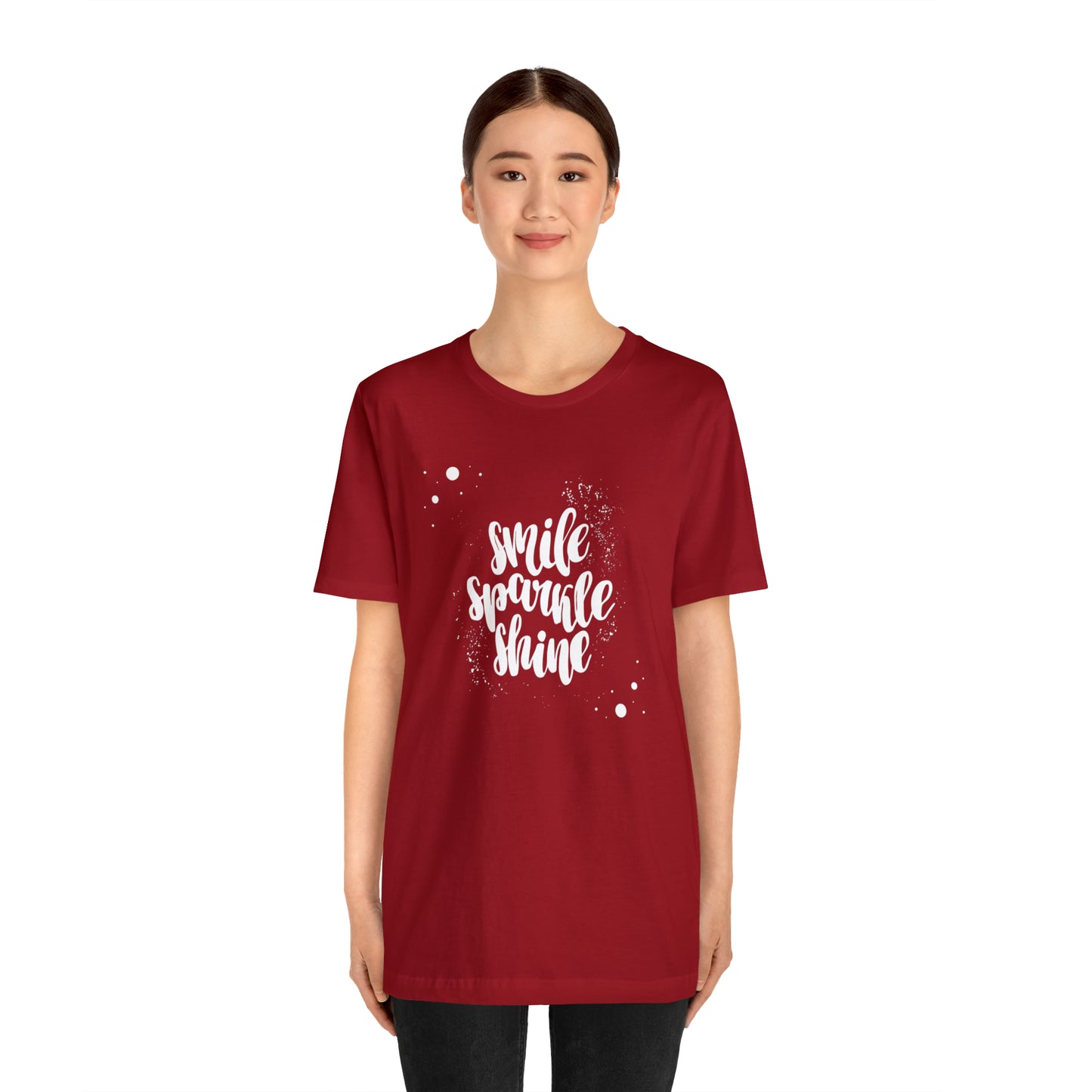 Smile, Sparkle, Shine Paint Splash Shirt