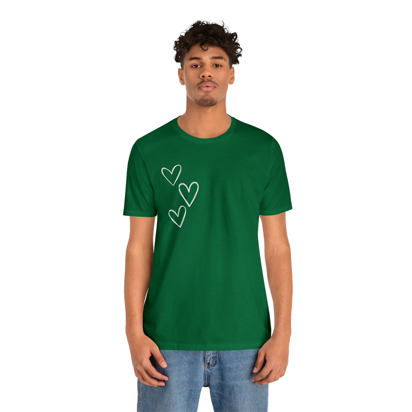 3 Hearts Simple Shirt