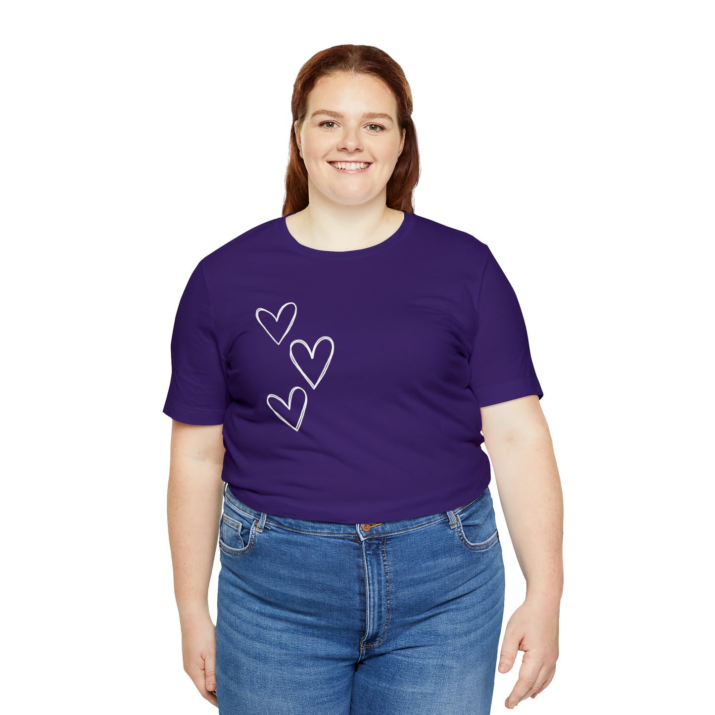 3 Hearts Simple Shirt