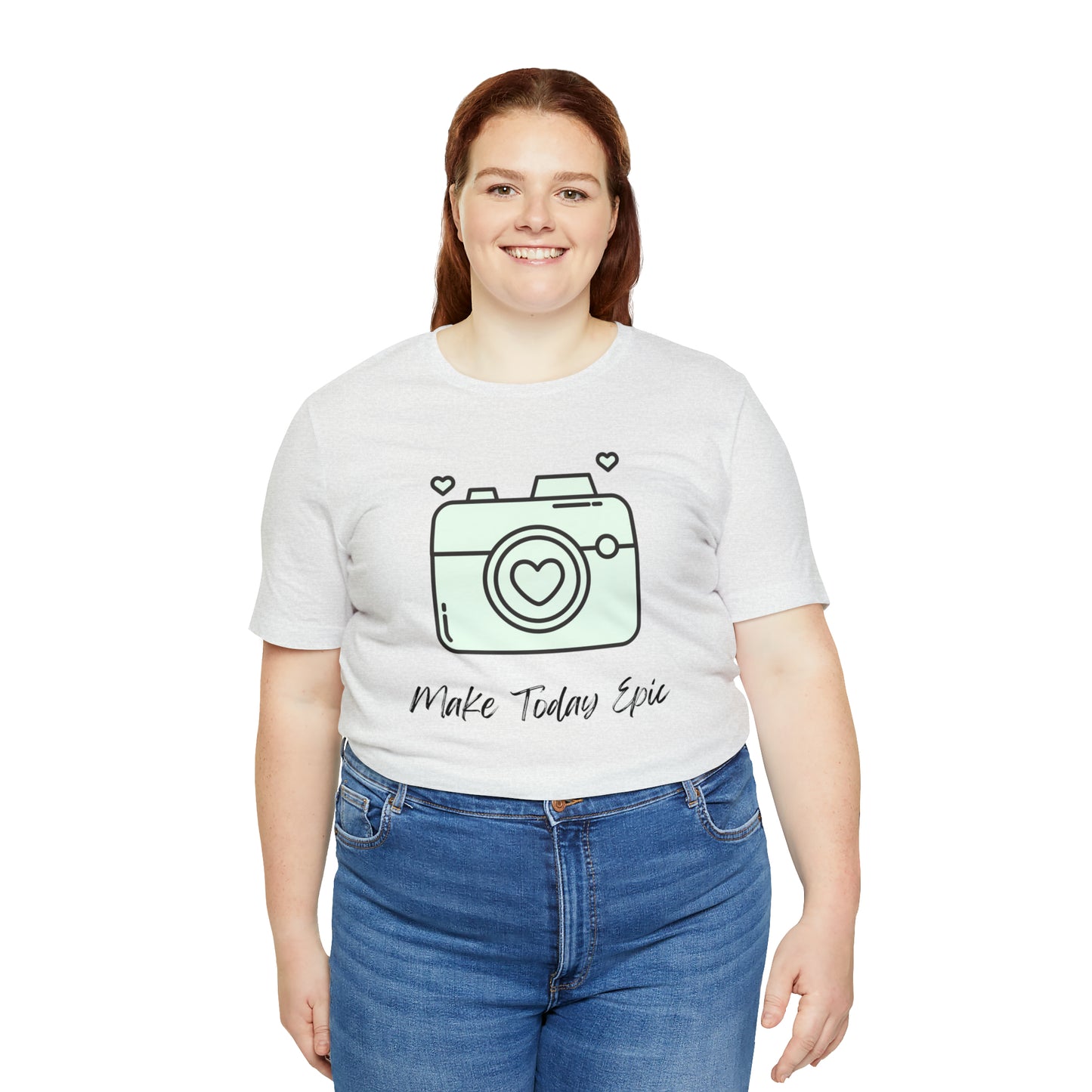 Make Today Epic Heart Camera Shirt