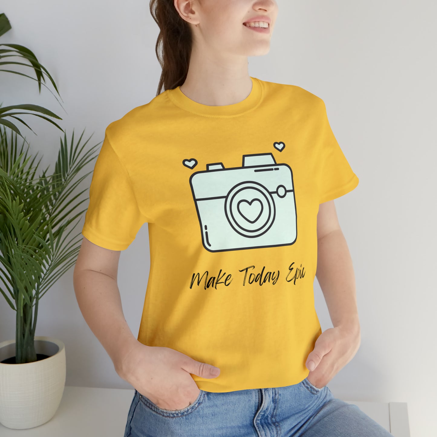 Make Today Epic Heart Camera Shirt