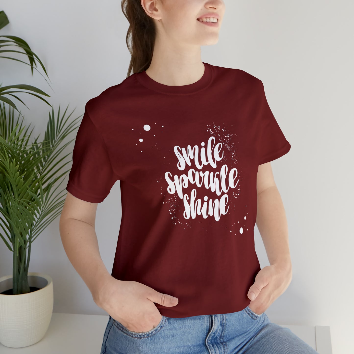 Smile, Sparkle, Shine Paint Splash Shirt