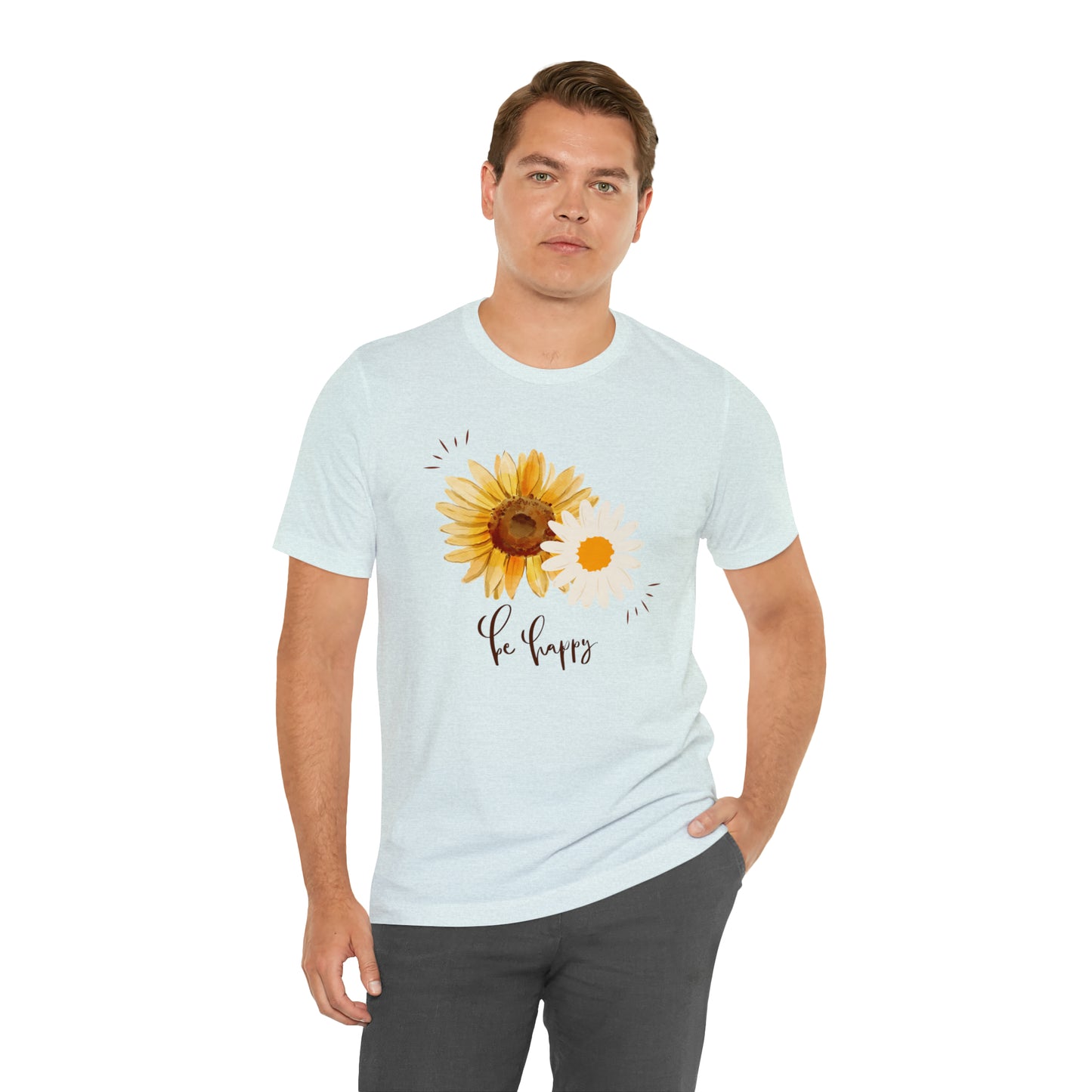 Be Happy Flower Shirt