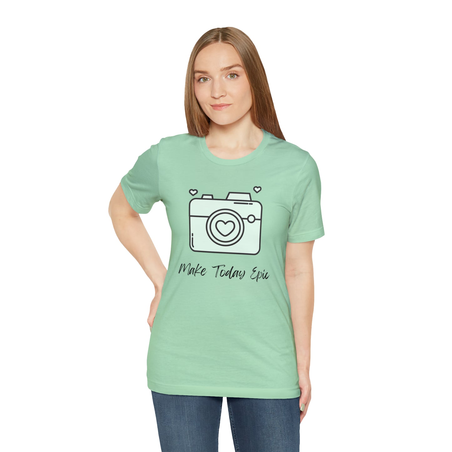 Make Today Epic Heart Camera Shirt