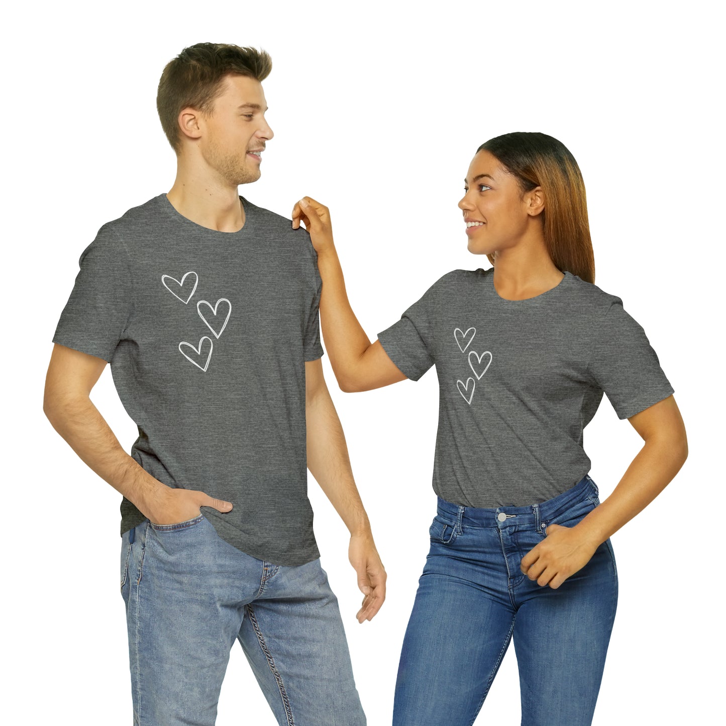 3 Hearts Simple Shirt