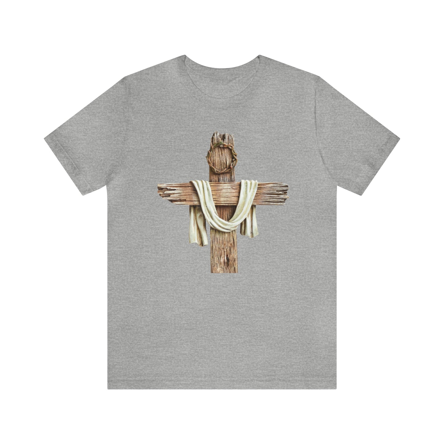 Realistic Cross Wood Shirt
