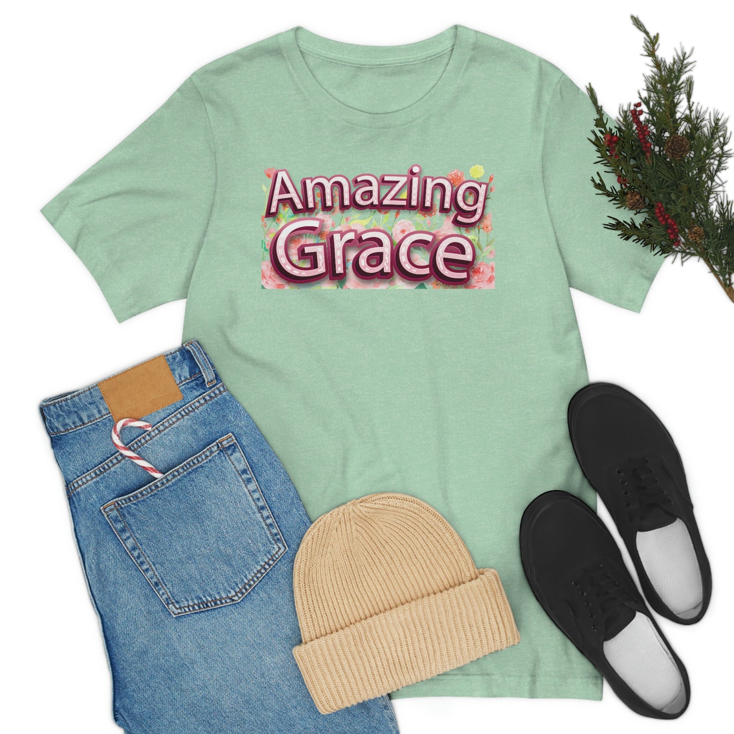Amazing Grace Flower Shirt
