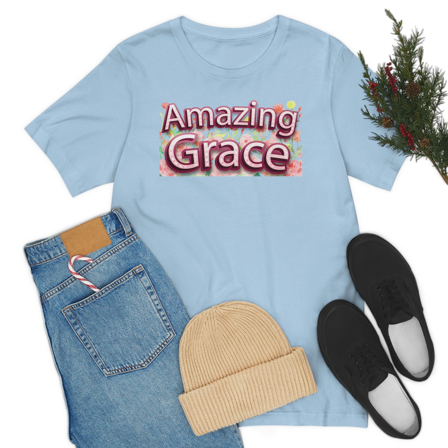 Amazing Grace Flower Shirt