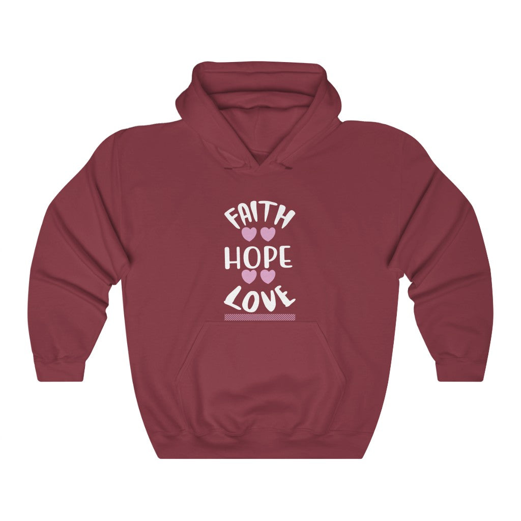 Faith, Hope, Love Women's Hoodie Heavy Sweatshirt