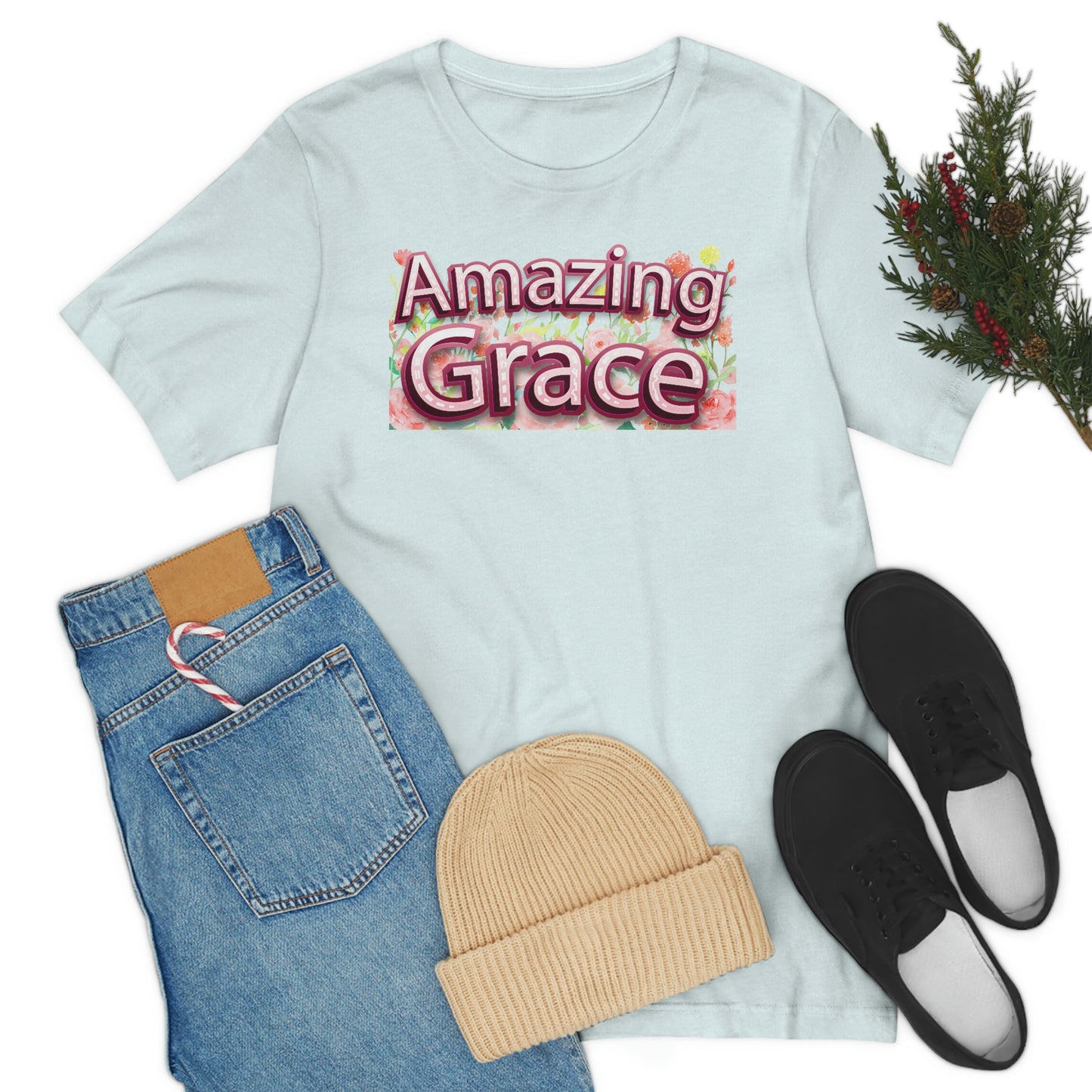 Amazing Grace Flower Shirt
