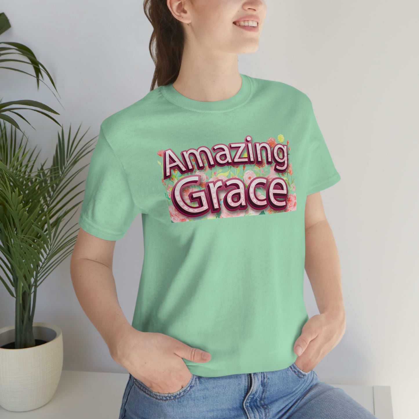 Amazing Grace Flower Shirt