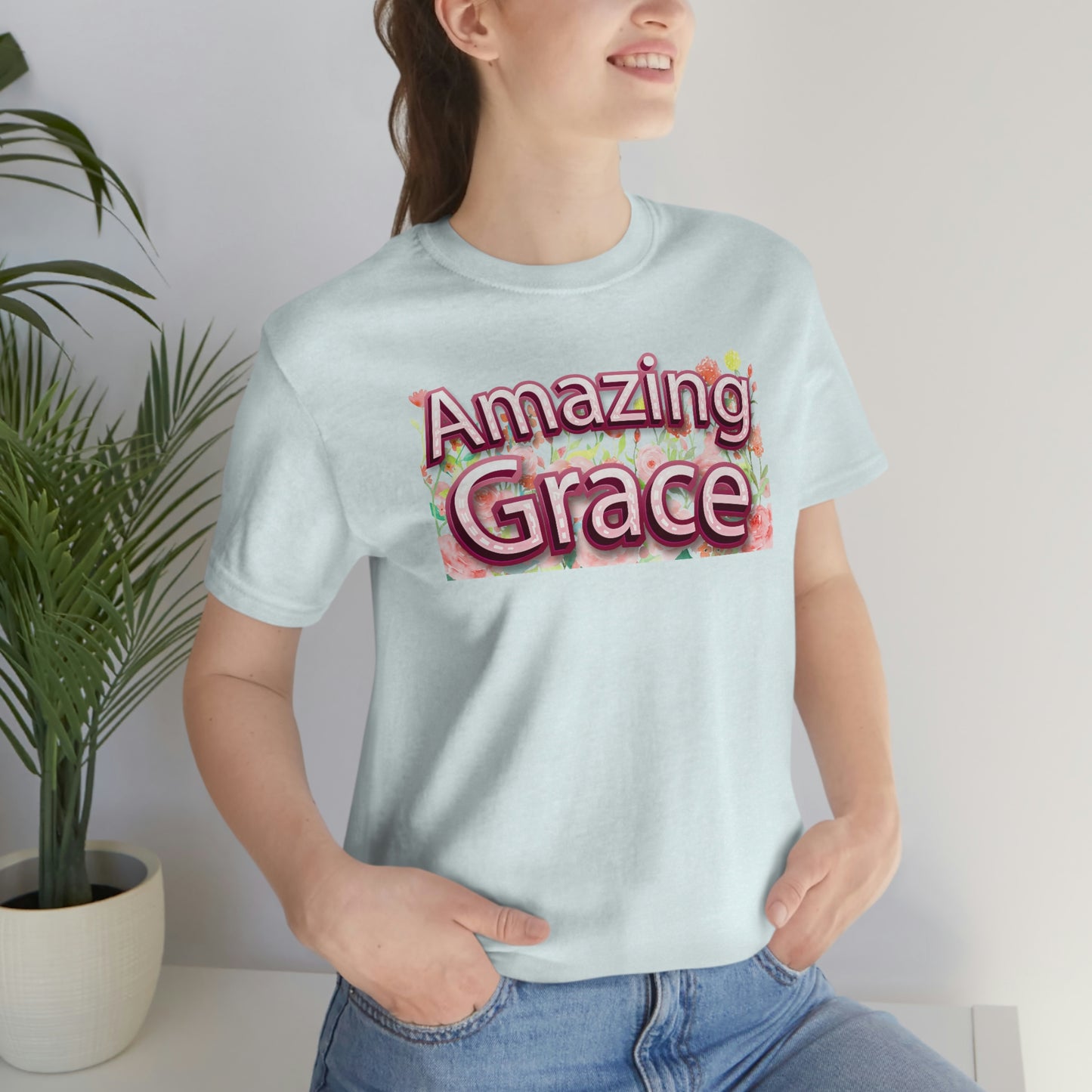 Amazing Grace Flower Shirt