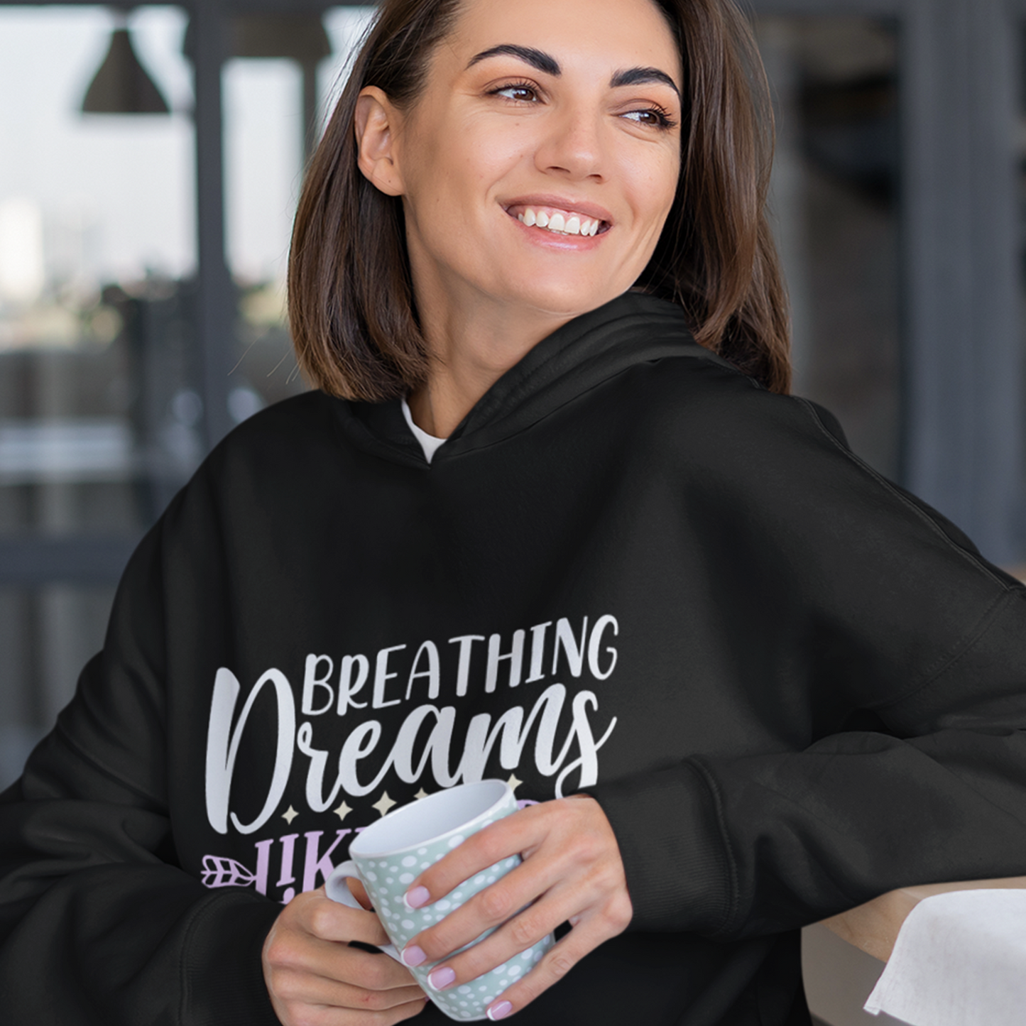 Breathing Dreams Like Air Women's Hoodie Heavy Sweatshirt