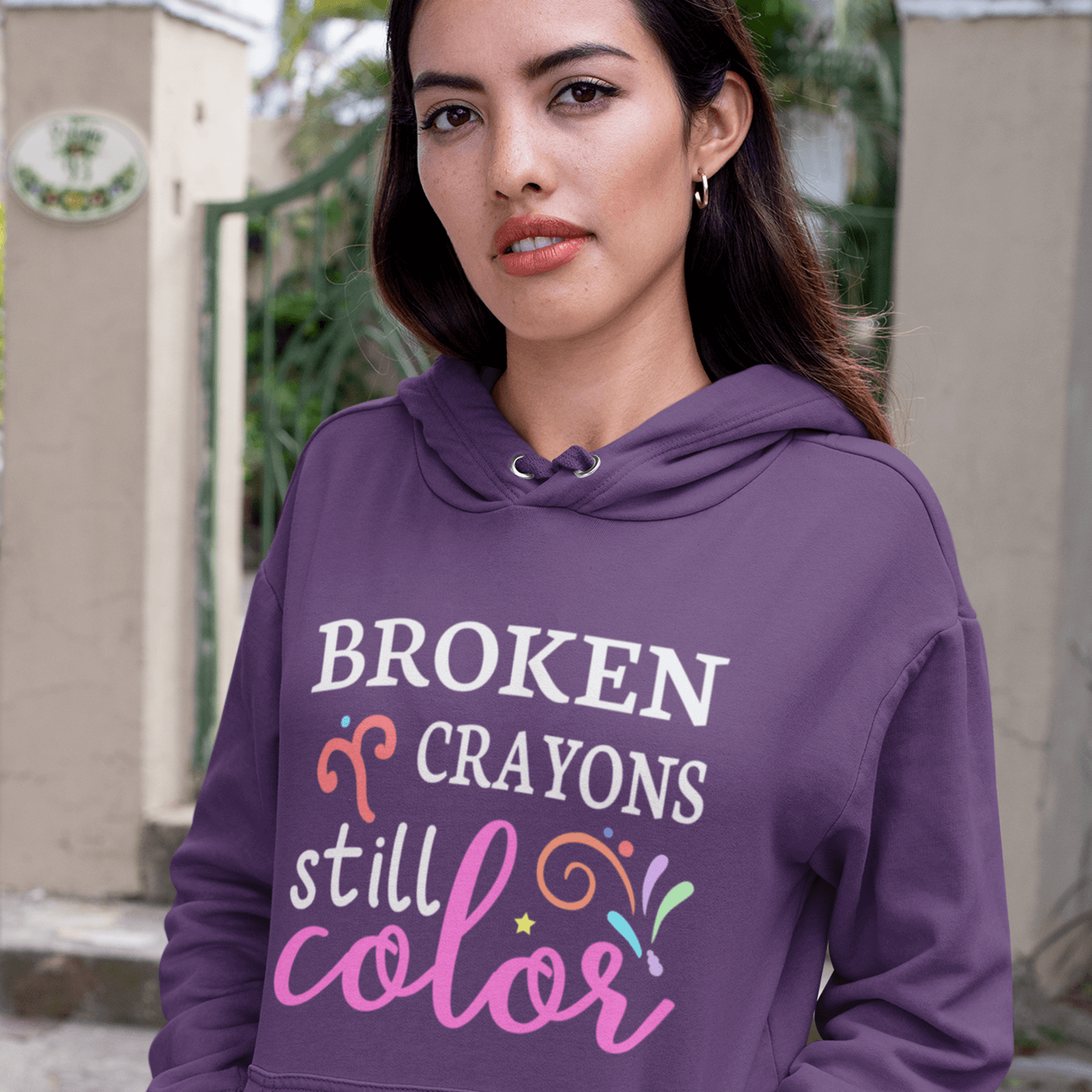 Broken Crayons Still Color Women s Hoodie Heavy Sweatshirt Lord is Light