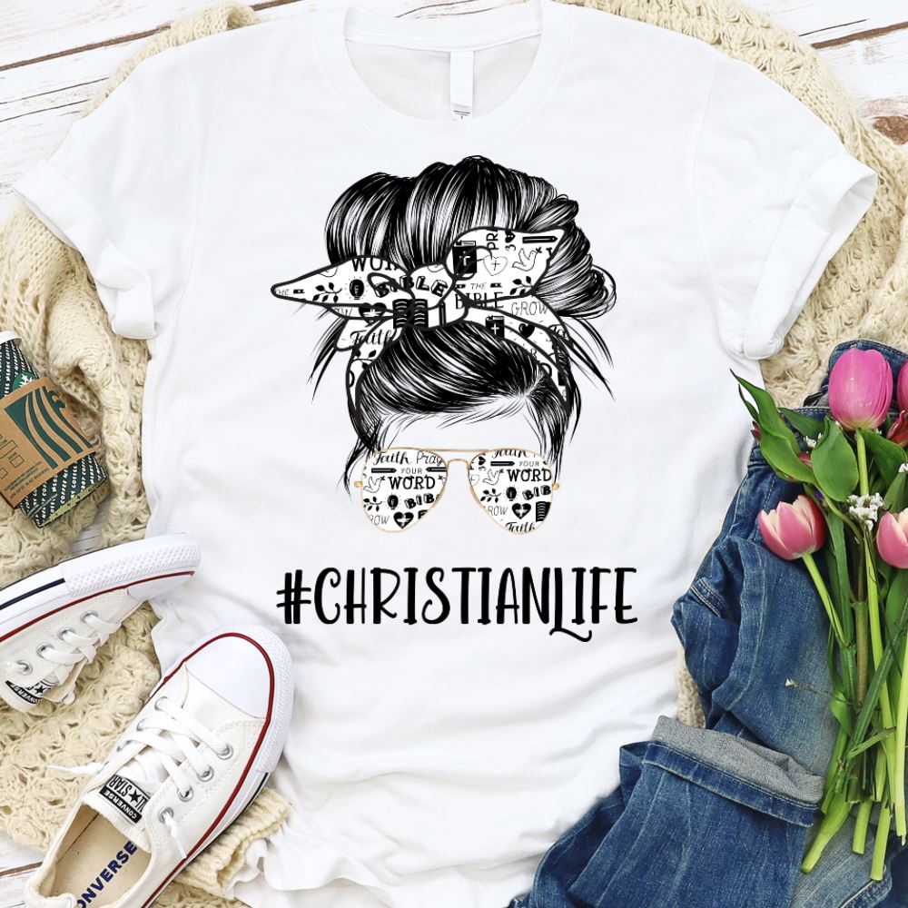 #ChristianLife Shirt T-shirt Lord is Light White S