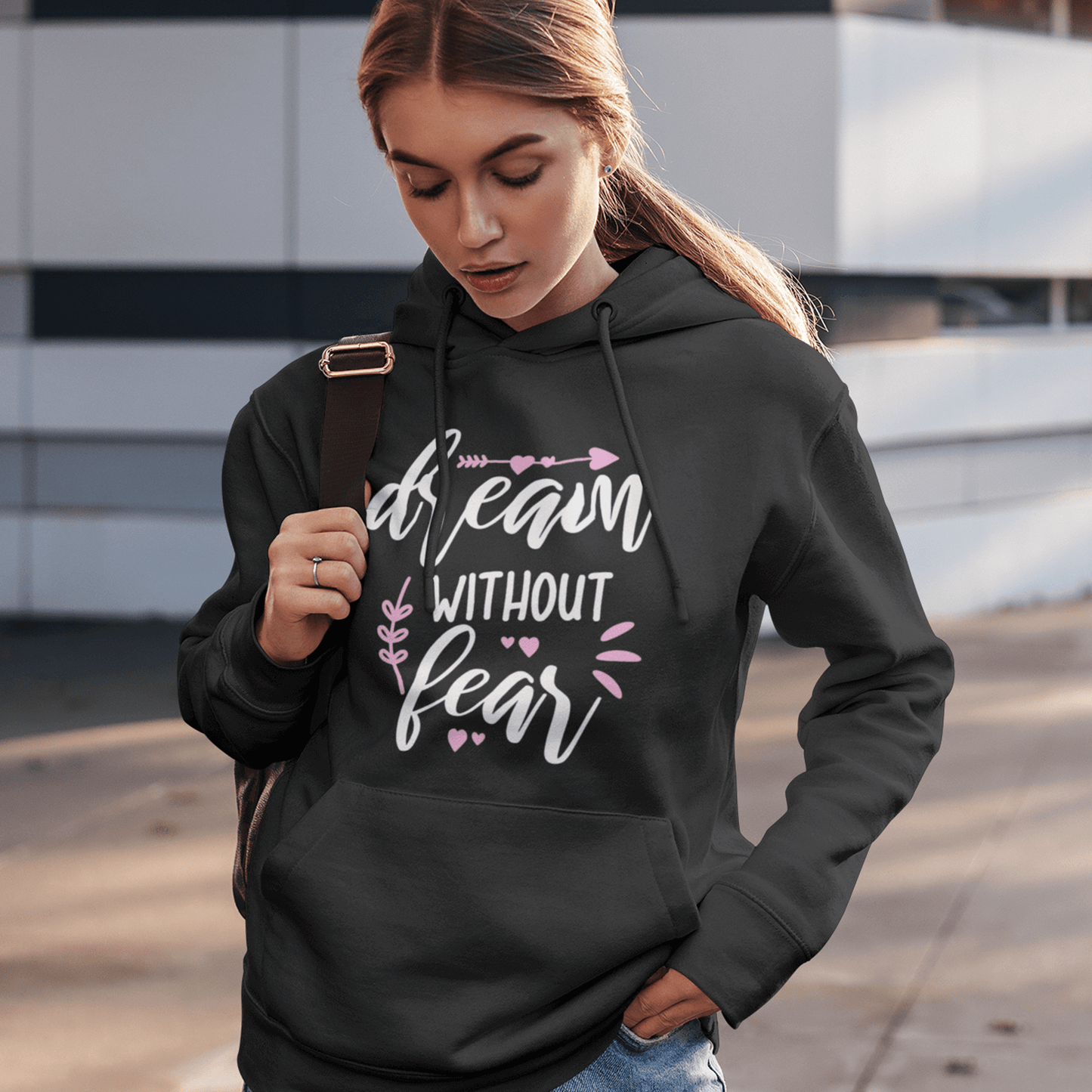 Dream Without Fear Women's Hoodie Heavy Sweatshirt
