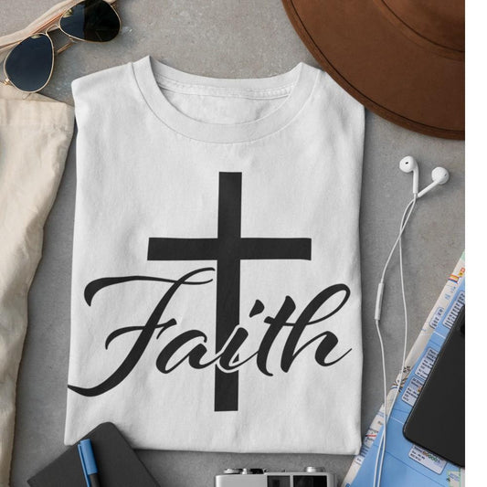 Faith Black Shirt T-shirt teelaunch 