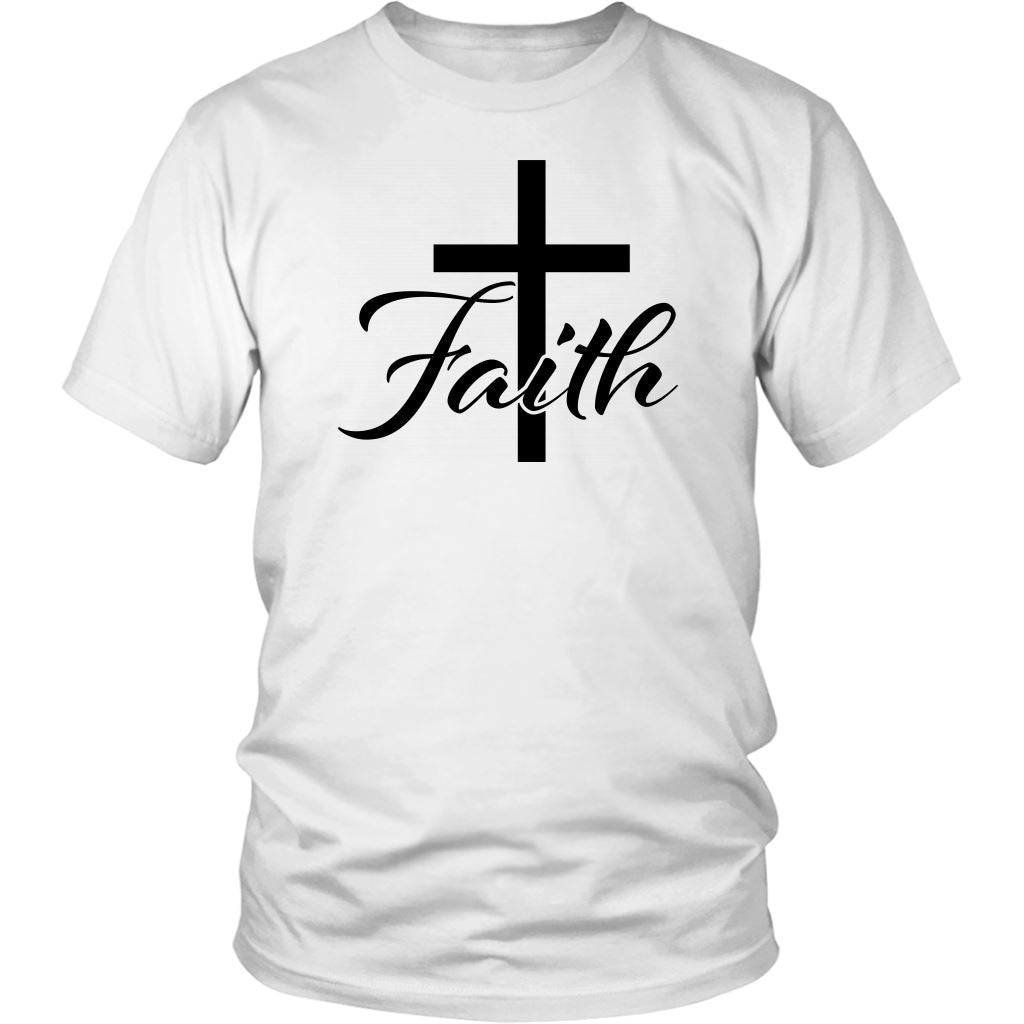 Faith Black Shirt T-shirt teelaunch White S
