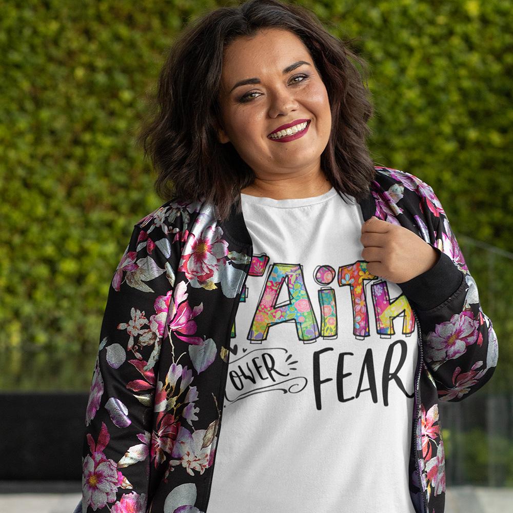 Faith Over Fear Shirt T-shirt Lord is Light