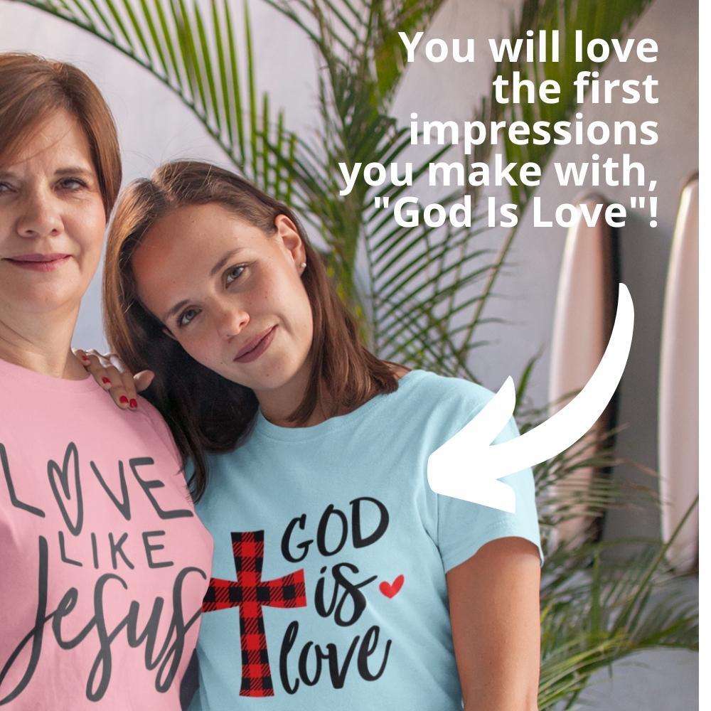 God is Love Shirt T-shirt Lord is Light