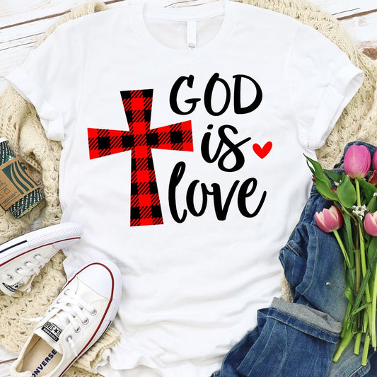 God is Love Shirt T-shirt teelaunch White S 
