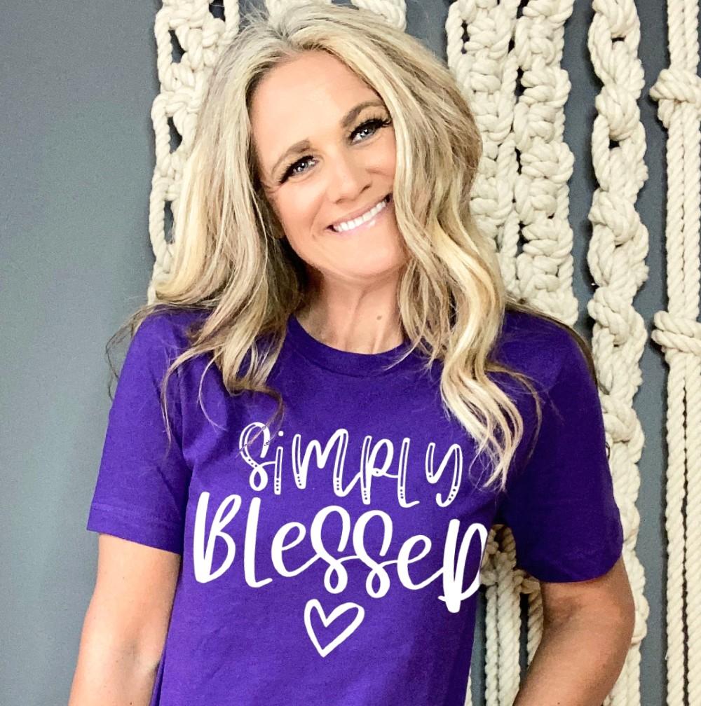 Simply Blessed Shirt T-shirt Lord is Light