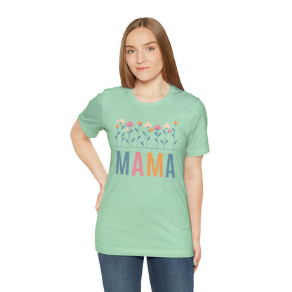 Mama Flower Mother Shirt